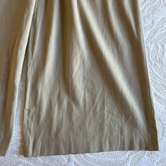 NWT - Lafayette 148 New York - Jagger Wide Leg Pant - Green Clay - Picture 4 of 12